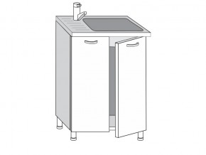 2.60.2м Шкаф-стол на 600мм под врезную мойку с 2-мя дверцами в Лабытнангах - labytnangi.magazin-mebel74.ru | фото