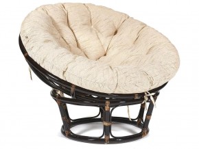 Кресло Papasan 23/01 W с подушкой Antique brown, ткань Старт в Лабытнангах - labytnangi.magazin-mebel74.ru | фото