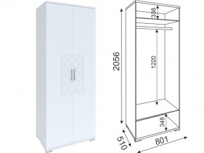 М01 Шкаф двухдверный в Лабытнангах - labytnangi.magazin-mebel74.ru | фото