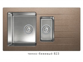 Мойка комбинированная Tolero twist TTS-890 Темно-бежевый 823 в Лабытнангах - labytnangi.magazin-mebel74.ru | фото