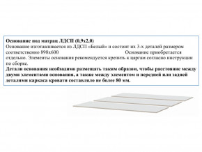 Основание из ЛДСП 0,9х2,0м в Лабытнангах - labytnangi.magazin-mebel74.ru | фото