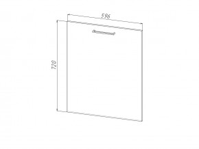 П 60 Комплект для посудомоечной машины 600 мм (цоколь + фасад) ЛДСП в Лабытнангах - labytnangi.magazin-mebel74.ru | фото