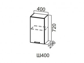 Ш400/720 Шкаф навесной 400/720 в Лабытнангах - labytnangi.magazin-mebel74.ru | фото