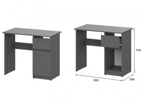 Стол письменный 900 Денвер Графит серый в Лабытнангах - labytnangi.magazin-mebel74.ru | фото