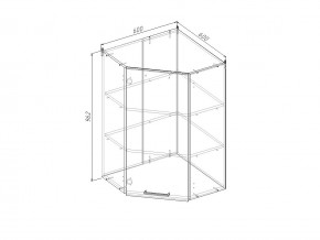 ВУ9 Модуль верхний Угловой МВУ9 в Лабытнангах - labytnangi.magazin-mebel74.ru | фото